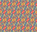 Triangle colorful style seamless pattern Royalty Free Stock Photo