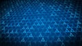 Triangle design of future technology digital geometric abstract background concept