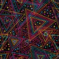 Triangle diagonal way seamless pattern