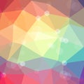 Triangle diamond colorful background