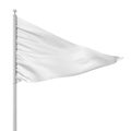 Triangle flag Royalty Free Stock Photo