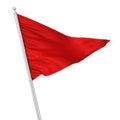 Triangle flag Royalty Free Stock Photo