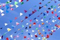 Triangle Flag Pennant Royalty Free Stock Photo