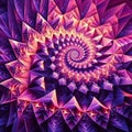 Triangle Fractals A fractal pattern of triangles creating a self