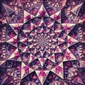 Triangle Fractals A fractal pattern of triangles creating a self