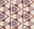triangle geometric seamless gold pattern background