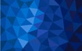 Triangle geometric vector background wallpaper blue Royalty Free Stock Photo