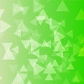 Triangle Green color Vector Background