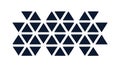 Triangle Grid Pattern, Geometric Structure and Abstract Design, vector design Generative AI Royalty Free Stock Photo