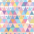 Triangle hidden big pastel seamless pattern