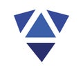 Triangle Icon Design Concept Royalty Free Stock Photo