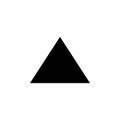 triangle icon. Element of minimalistic icon for mobile concept and web apps. Signs and symbols collection icon for websites, web d Royalty Free Stock Photo