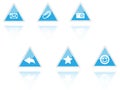 Triangle icons