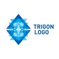 Triangle logo symbol.