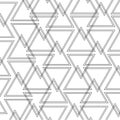 Triangle outline pattern