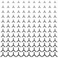 Triangle pattern design background in Black and white Royalty Free Stock Photo