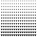 Triangle pattern design background in Black and white Royalty Free Stock Photo