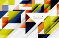 Triangle pattern design background