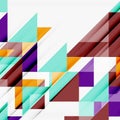 Triangle pattern design background