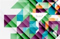 Triangle pattern design background