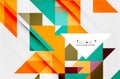 Triangle pattern design background