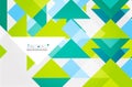 Triangle pattern design background