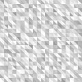Triangle pattern. Seamless vector gray and white background Royalty Free Stock Photo