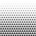 Triangle pattern vector background in black and white
