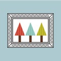 Triangle pine tree icon. Merry Christmas design. Vector graphic