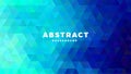 Triangle polygonal abstract background. Colorful gradient design. Low poly shape banner. Vector illustration.