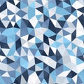 Triangle polygonal mosaic pattern. Seamless vector background Royalty Free Stock Photo
