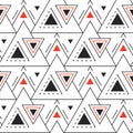 Triangle seamless pattern. Geometric pattern. Abstract background triangles. Royalty Free Stock Photo