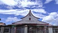 Triangle Shape of Roof Top Venilale Market Royalty Free Stock Photo