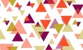 Triangle shapes seamless pattern vector design. Royalty Free Stock Photo