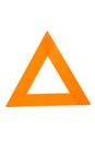 Triangle sign (clear)