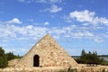 Triangle stone masonry Ses Salines formentera