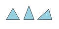 Triangle types based on sides, math basic shapes, flat illustration design - Vector Royalty Free Stock Photo