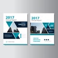 Triangle Vector annual report Leaflet Brochure Flyer template design, book cover layout design, Abstract presentation templates Royalty Free Stock Photo