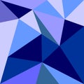 Triangle vector background or seamless grey, blue, white and navy pattern.