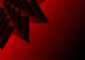 triangle vortex in redblack background Royalty Free Stock Photo