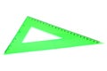 Triangle on a white background