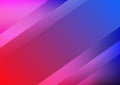 Abstract Blue, Pink and Red Gradient Background with Bright Diagonal Bands Royalty Free Stock Photo