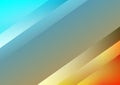 Abstract Blue and Yellow Gradient Background with Bright Diagonal Bands Royalty Free Stock Photo