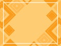Abstract geometric orange background made from squares and triangles, shape pattern, template with copy space, modern layout Royalty Free Stock Photo