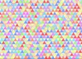 Vector Colorful Triangles Geometric Pattern Background with Mosaic Effect Royalty Free Stock Photo