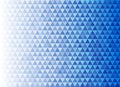 Vector Geometric Blue Gradient Background with Seamless Triangles Pattern Royalty Free Stock Photo