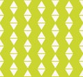 Triangles seamless pattern. Minimal green and white vector geometric texture
