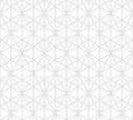 Triangles seamless pattern. Subtle vector white and gray geometric texture