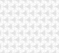 Triangles seamless pattern. Subtle vector white and gray geometric texture Royalty Free Stock Photo