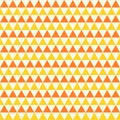 Triangles in yellow and orange staggered in rows